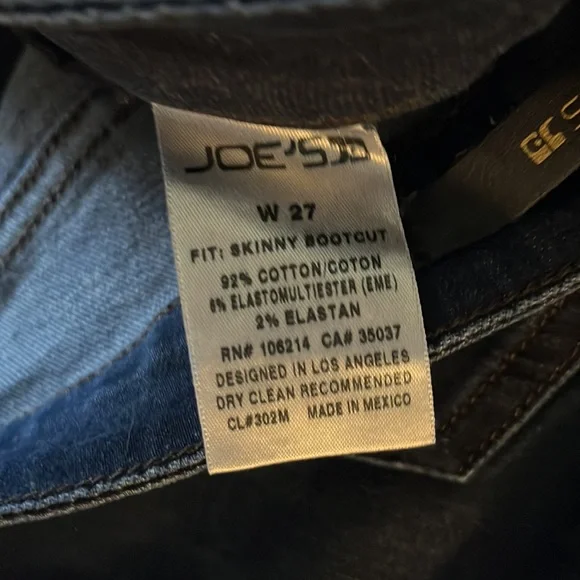 Women’s joe jeans size W 27 skinny boot - Picture 5 of 5